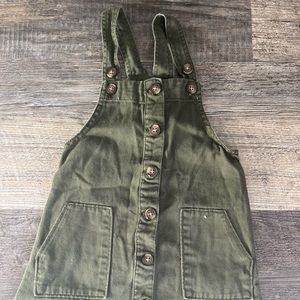 Army Green Skirt jumper/overalls!